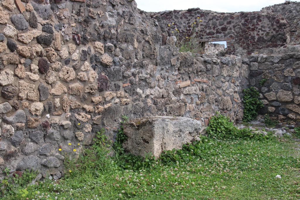 VIII.3.28 Pompeii. May 2024. Looking towards north side of shop-room. Photo courtesy of Klaus Heese.