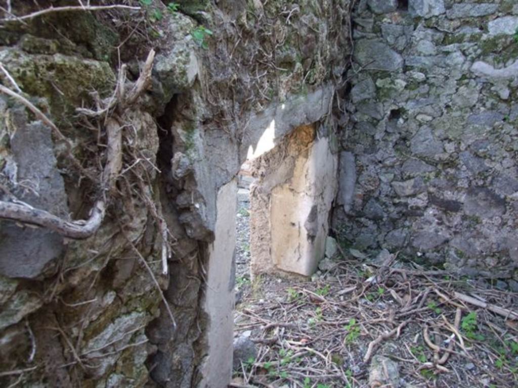 VIII.5.9 Pompeii.  March 2009.  Room 17.  Small doorway in North wall.