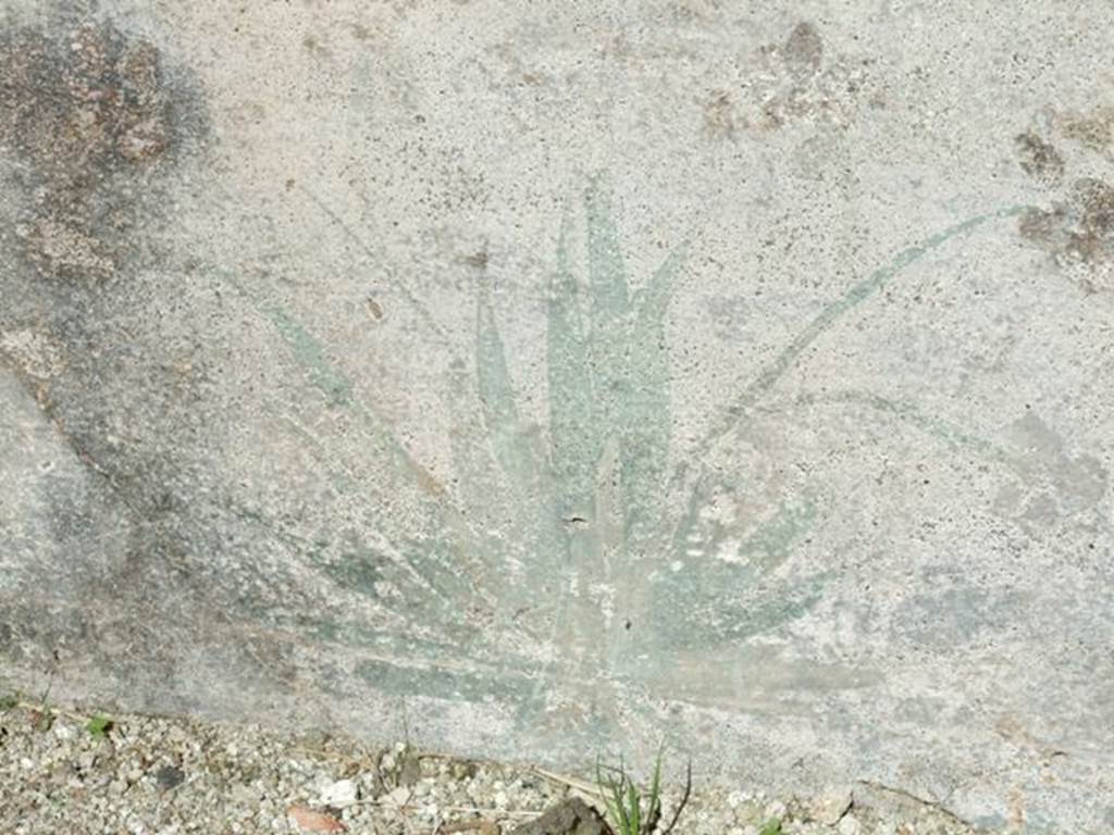 VIII.5.39 Pompeii. March 2009.   Room 8, Painted plant decoration.