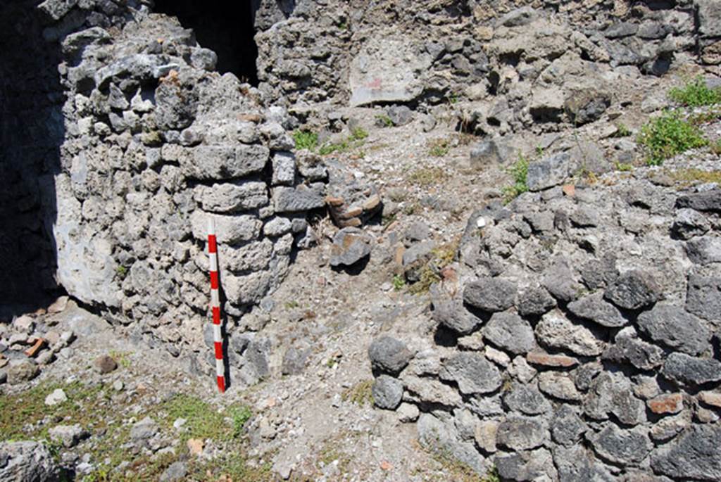 VIII.7.22 Pompeii. June 2009. Looking west towards doorway in north wall of corridor. Photo courtesy of Sera Baker.