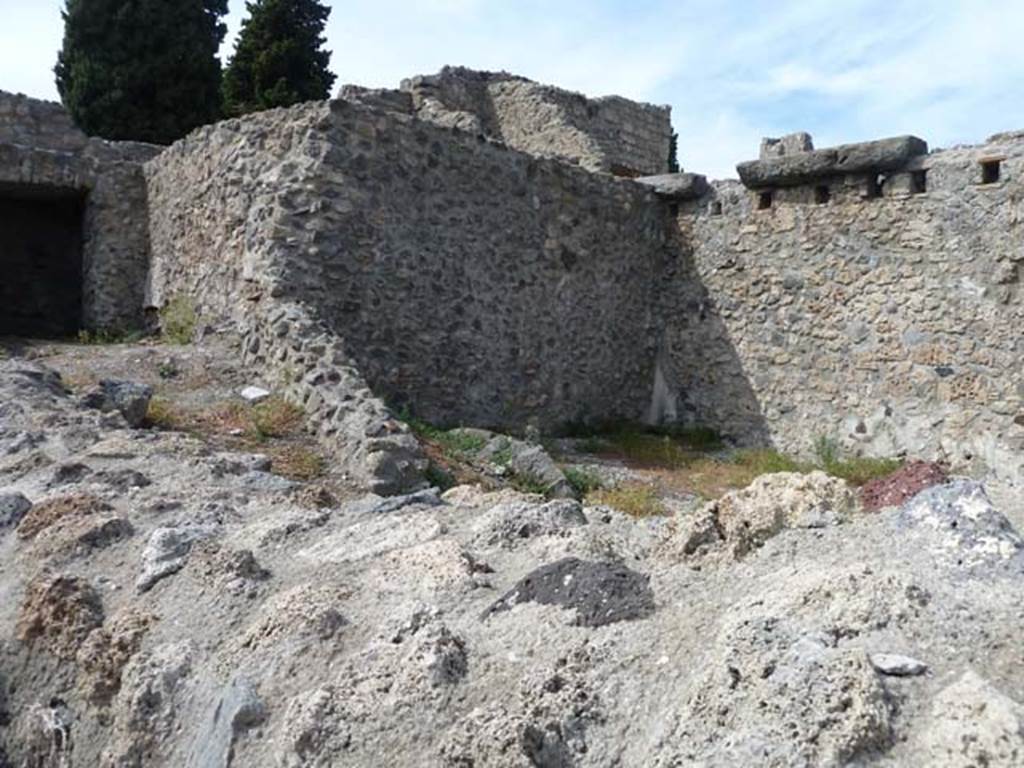 VIII.7.23 Pompeii. September 2015. Looking towards north-west corner.