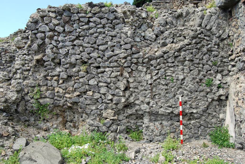 VIII.7.23 Pompeii. June 2009. West wall of entrance room. Photo courtesy of Sera Baker.