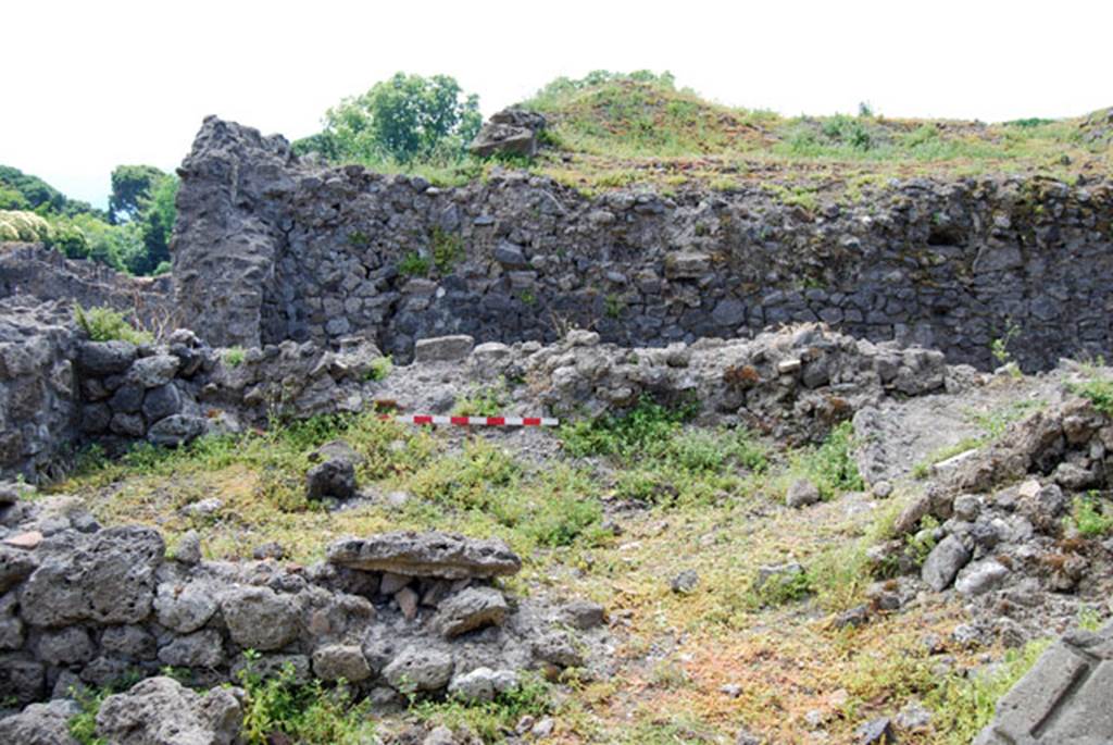 VIII.7.23 Pompeii. June 2009. Looking south towards south-east corner. Photo courtesy of Sera Baker.