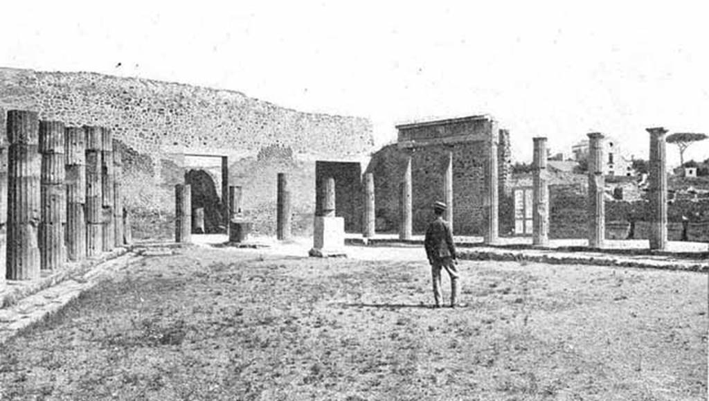 VIII.7.30 Pompeii. c.1900. Triangular Forum looking north. Photo courtesy of Rick Bauer.