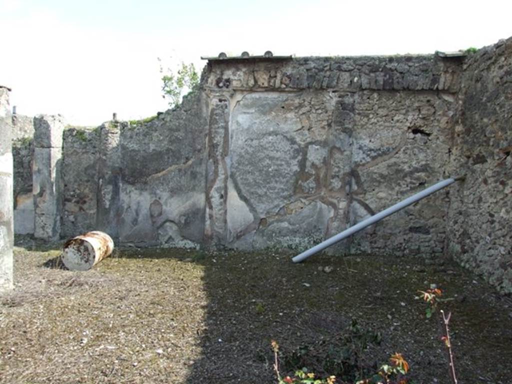 IX.2.17 Pompeii.  March 2009.  Room 9. Garden area.  South wall.