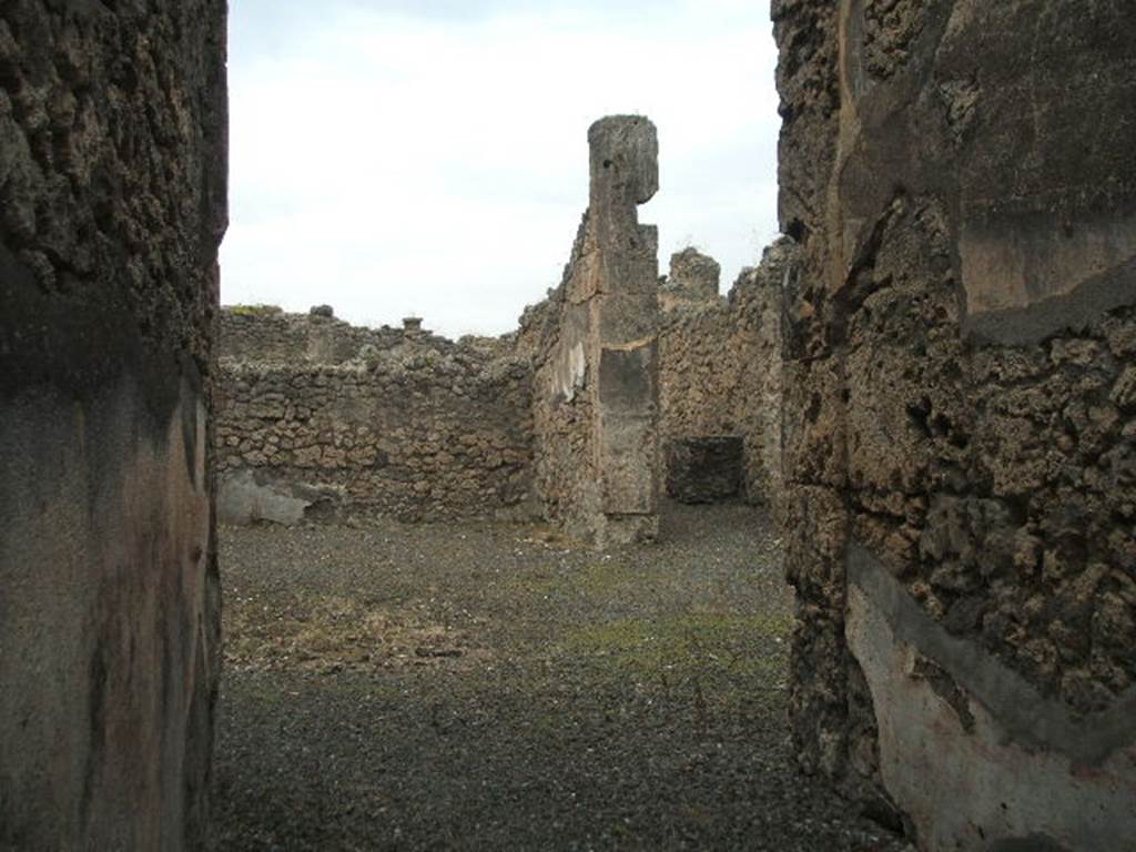 IX.2.17  Pompeii. May 2005.  Room 1, Atrium and North wall of Tablinum.