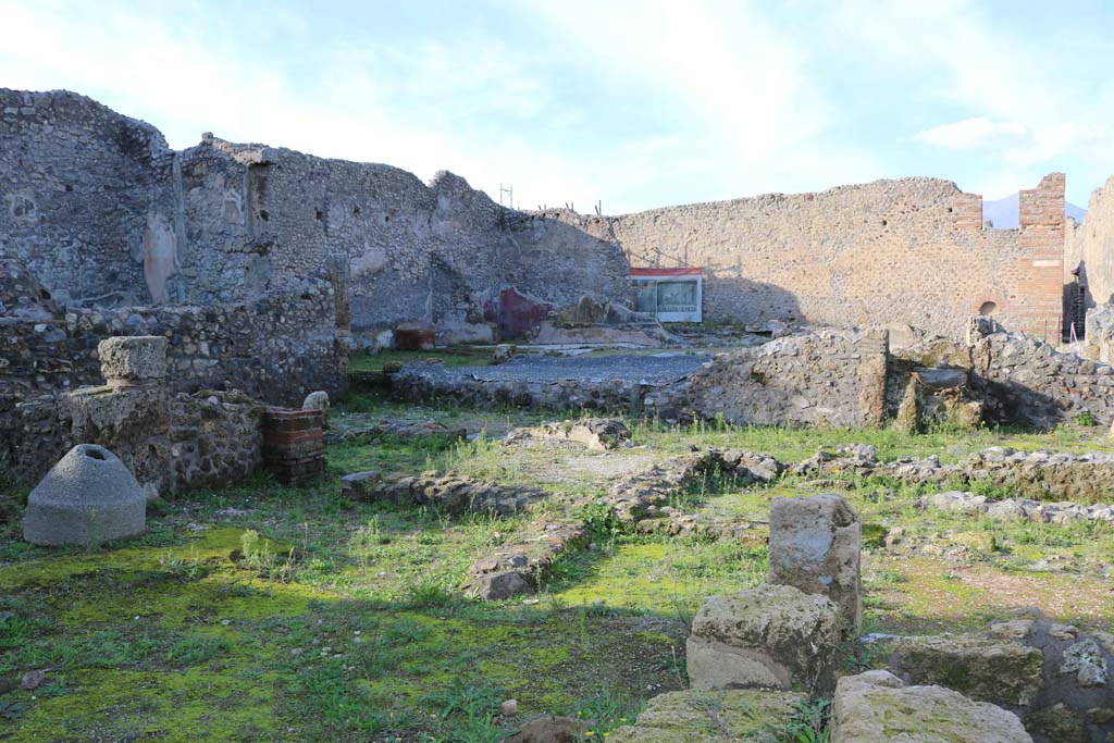 IX.3.21, and IX.3.22, Pompeii. December 2018. Looking north from IX.3.21. Photo courtesy of Aude Durand.