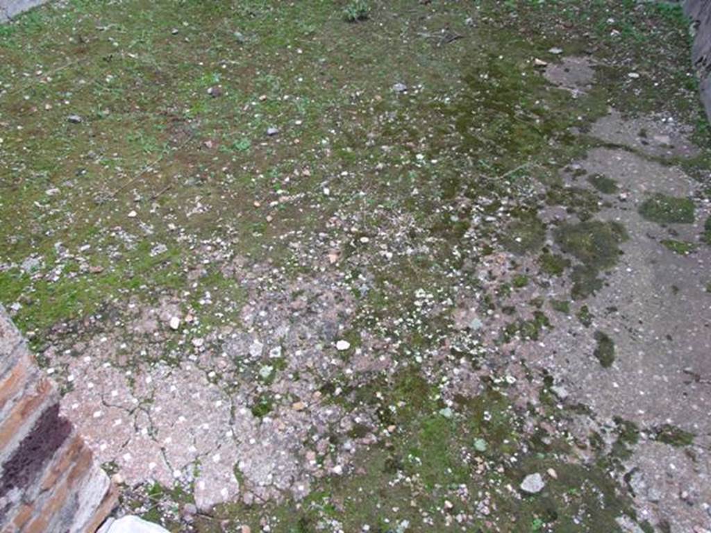 IX.5.2 Pompeii. December 2007. Room ‘i’, looking across decorated floor from doorway.

