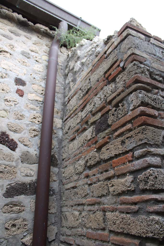 IX.5.4 Pompeii. March 2019. Room e, south side of pilaster against west wall.
Foto Christian Beck, ERC Grant 681269 DCOR.

