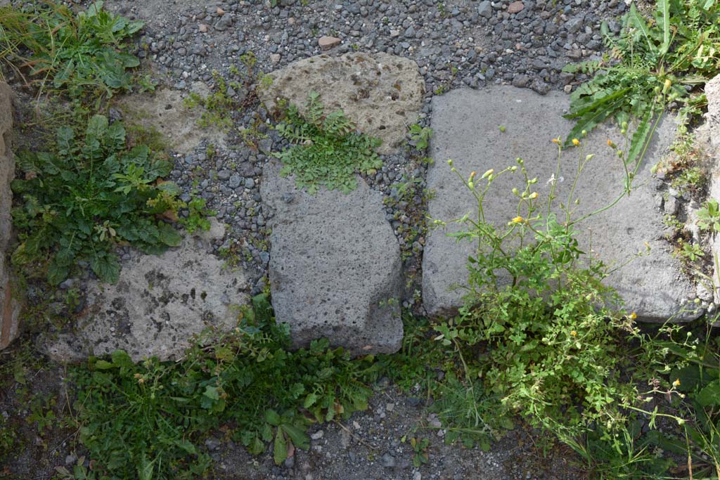 IX.5.9 Pompeii. May 2017. Room o, doorway threshold.
Foto Christian Beck, ERC Grant 681269 DCOR.
