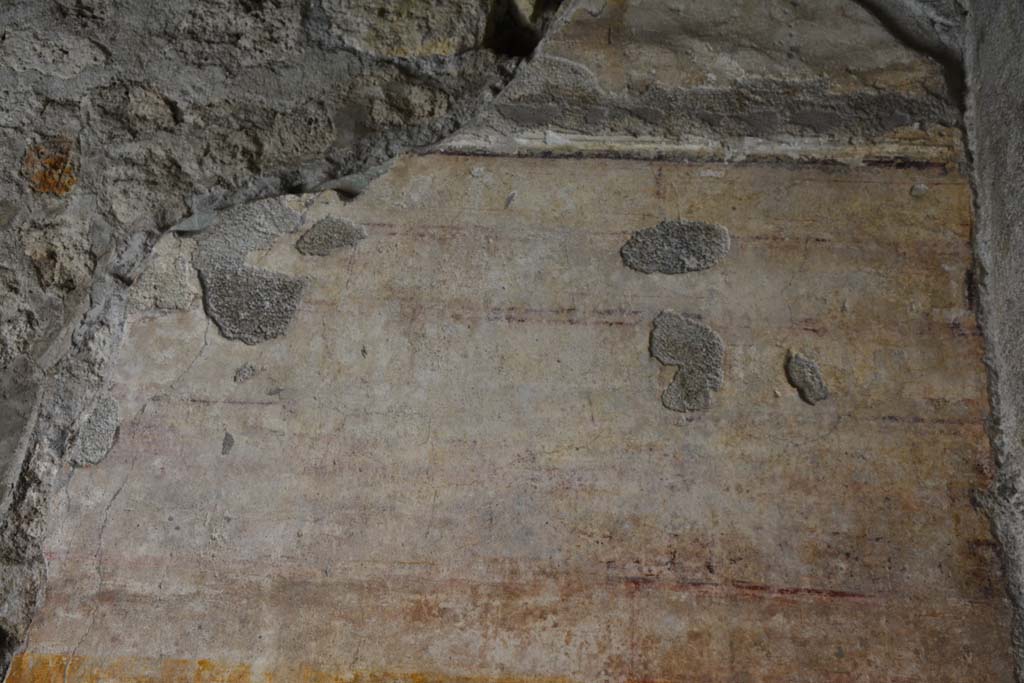 IX.5.9 Pompeii. March 2017. Room e, upper south wall at west end.
Foto Christian Beck, ERC Grant 681269 DCOR.
