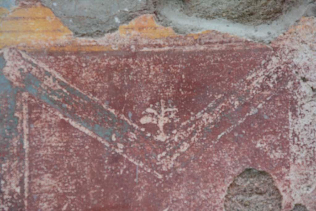 IX.5.11 Pompeii. March 2017. Room I (L), detail of compartment on zoccolo on west wall.
Foto Christian Beck, ERC Grant 681269 DÉCOR.

