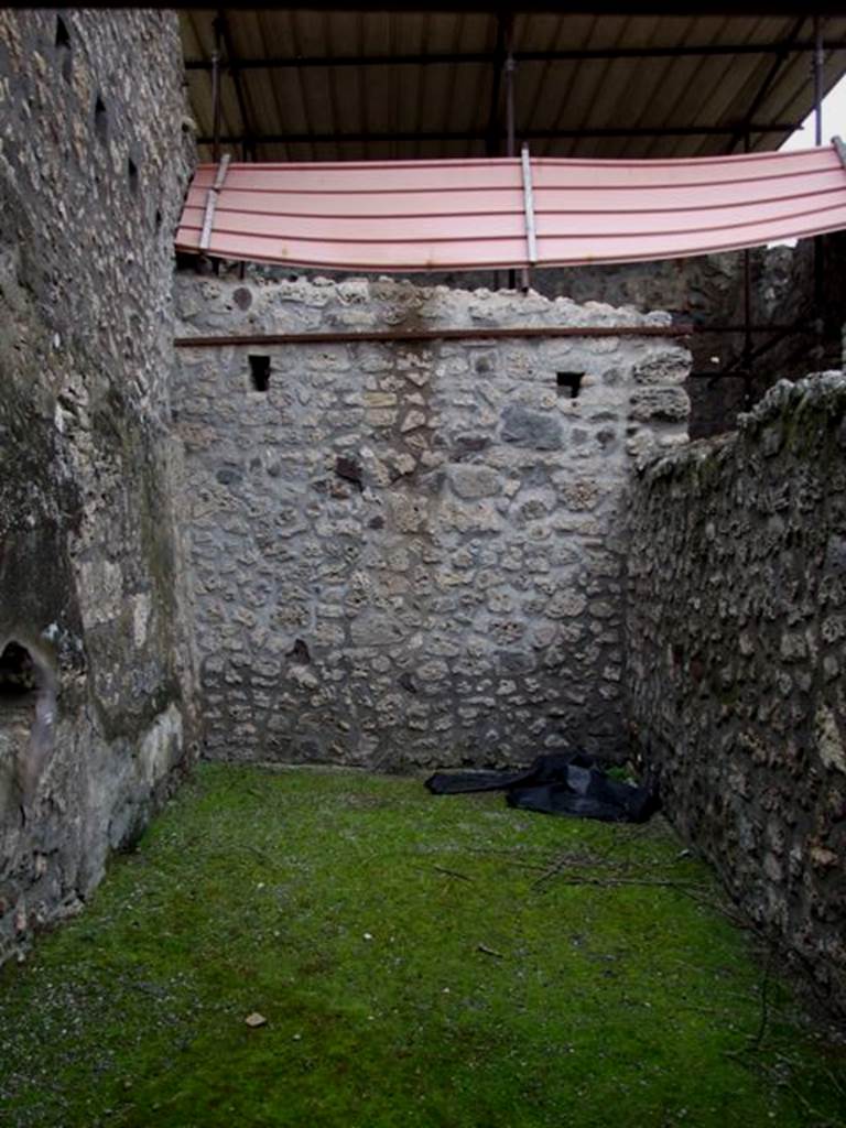 IX.8.6 Pompeii. March 2009.  Room 28. Looking north. Niche in west wall.