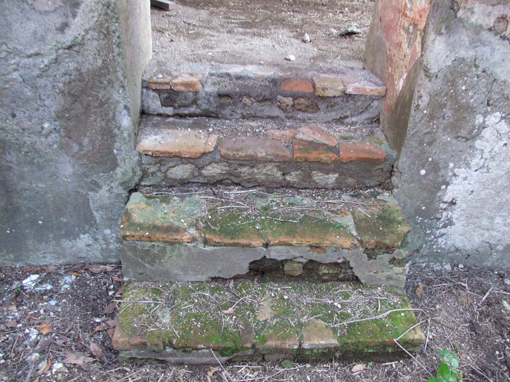 HGW24 Pompeii. December 2006. Steps to south portico.