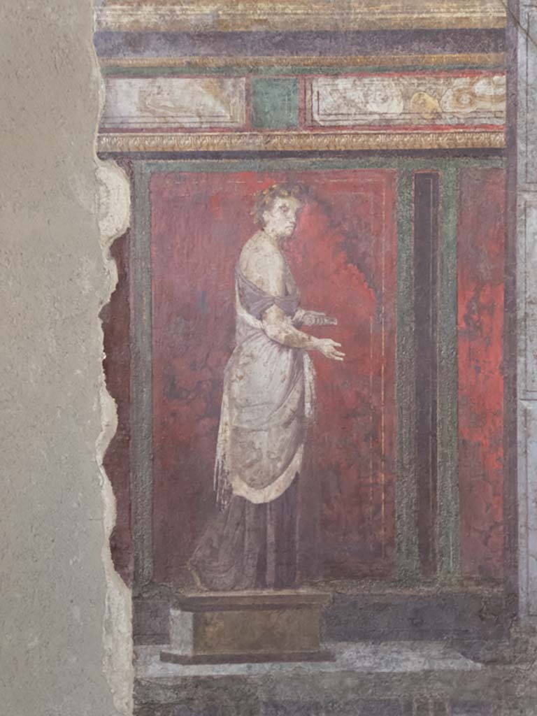 Villa of Mysteries, Pompeii. November 2017. Room 4, looking east along south wall towards south-east corner.
Foto Annette Haug, ERC Grant 681269 DÉCOR.


