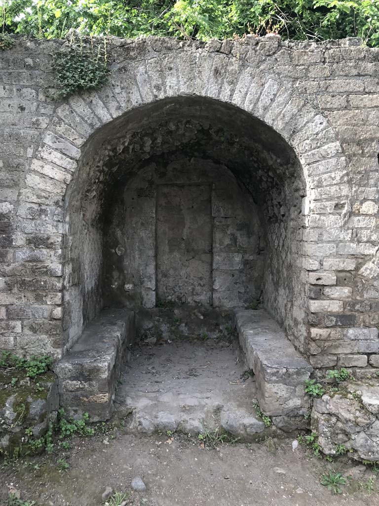 HGW01, Pompeii. April 2019. Looking west to Tomb of Marcus Cerrinius Restitutus Photo courtesy of Rick Bauer.