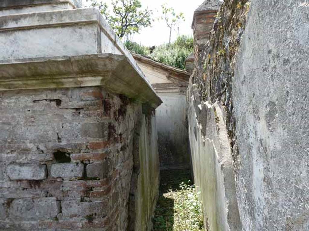 HGW20 Pompeii. May 2010. Looking south along west side of base.