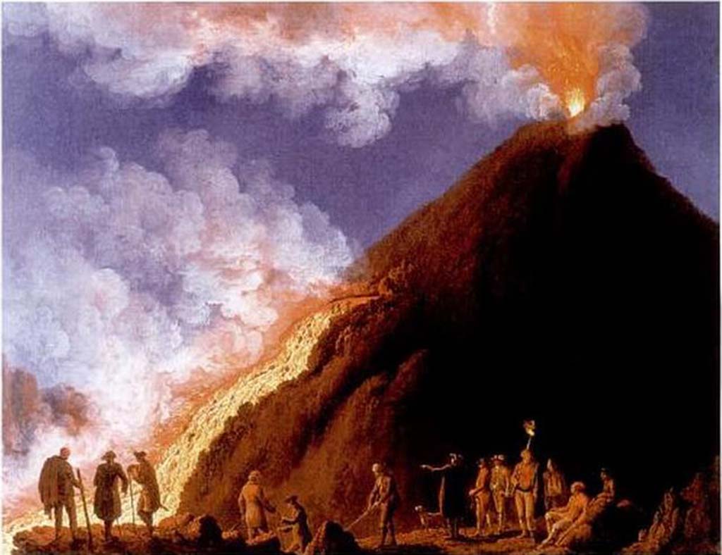 Vesuvius Eruption 1774 by J. P. Hackert.