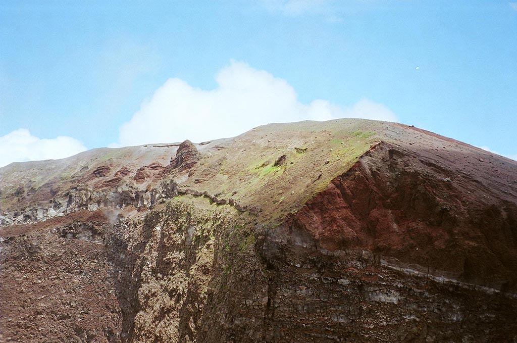 Vesuvius, June 2010. Rim. Photo courtesy of Rick Bauer.