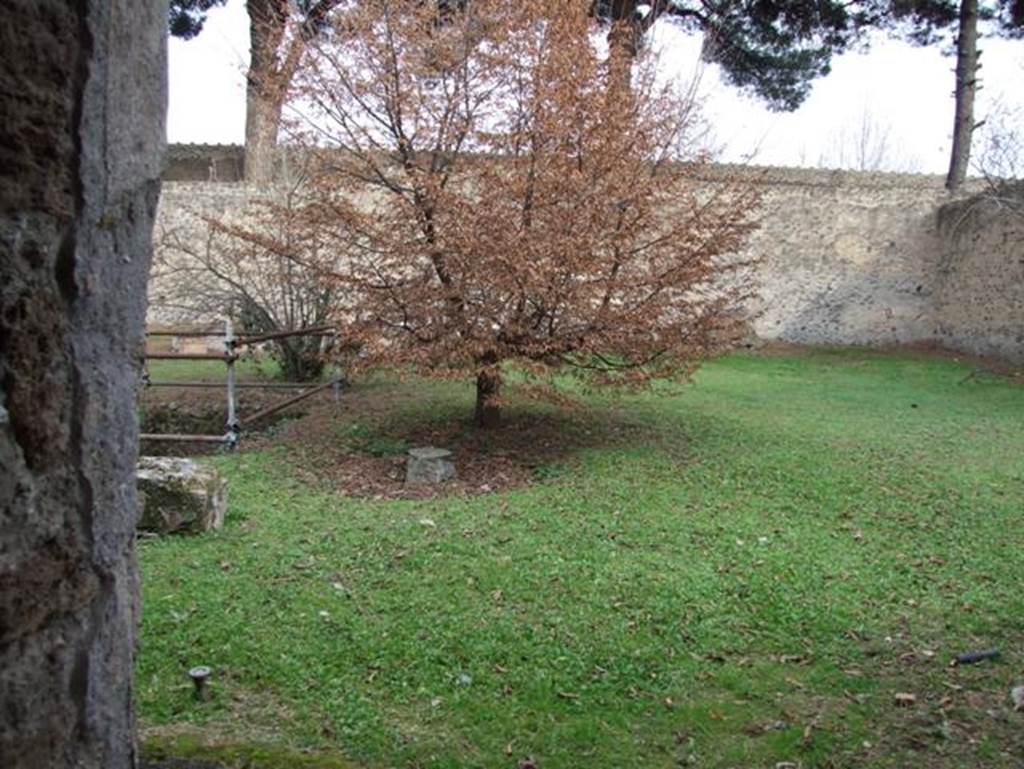 II.9.4 Pompeii.  December 2007.  Looking east into garden area.