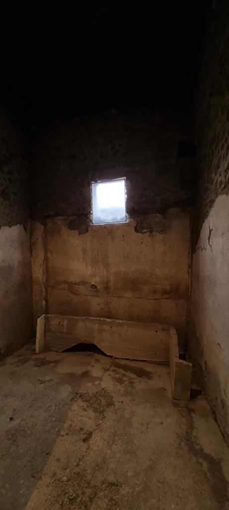 II.9.4 Pompeii. December 2023.
Room 3, looking west through doorway into room on south side of entrance doorway. 
Photo courtesy of Miriam Colomer.

