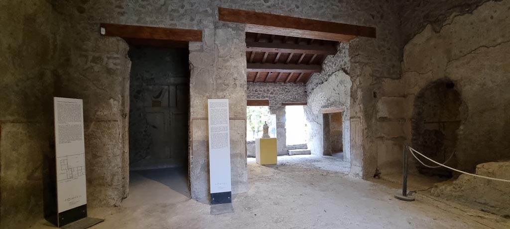 II.9.4 Pompeii. December 2023. Room 2, looking east across atrium. Photo courtesy of Miriam Colomer.