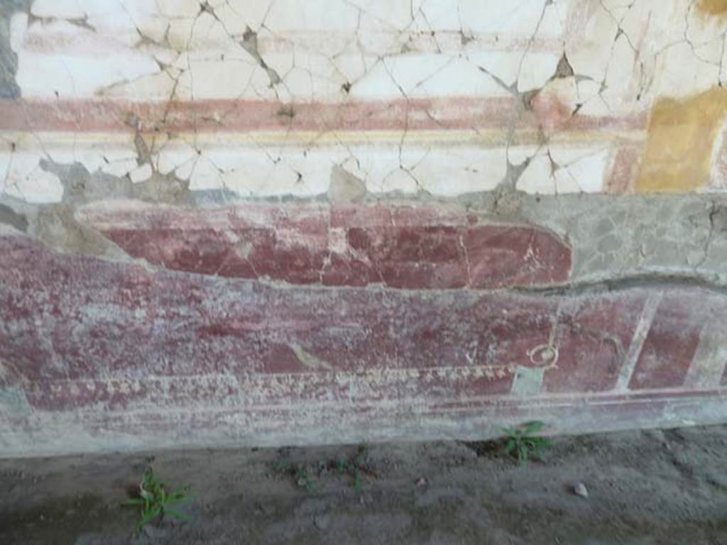 Villa San Marco, Stabiae, September 2015. Portico 1, south wall.