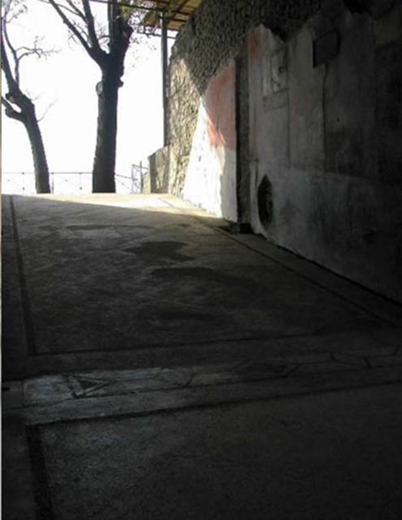 Castellammare di Stabia, Villa San Marco, December 2007. Room 4, looking north up ramp entrance.