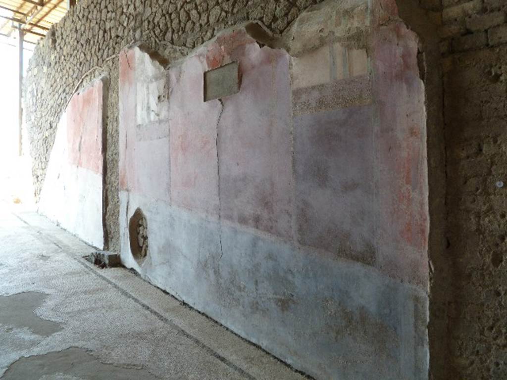 Castellammare di Stabia, Villa San Marco, July 2010. Room 4, north-east wall of ramp entrance. Photo courtesy of Michael Binns.

