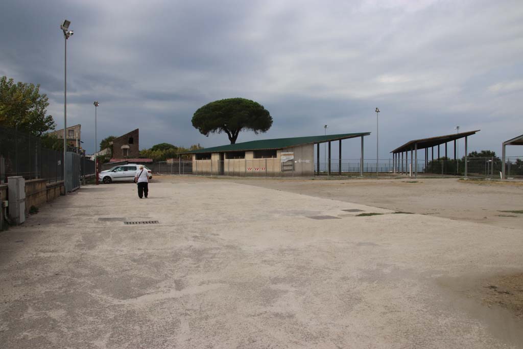 Villa San Marco, Stabiae, September 2019. Looking north across carpark towards entrance. Photo courtesy of Klaus Heese.Photo courtesy of Klaus Heese.