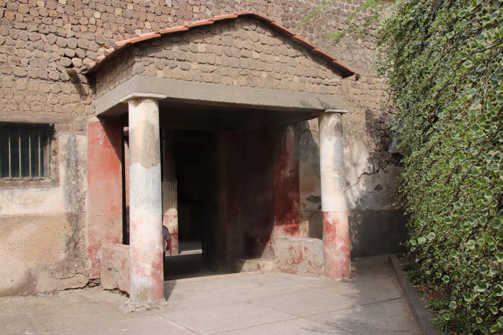 Villa San Marco, Stabiae, September 2019.  Looking towards entrance doorway. Photo courtesy of Klaus Heese.