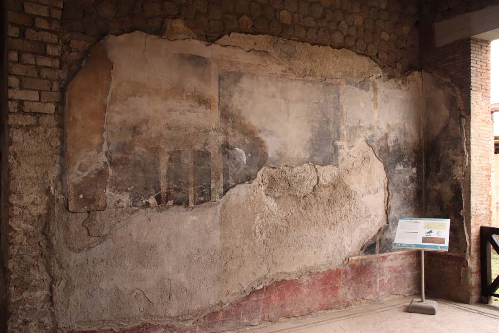 Villa San Marco, Stabiae, October 2020. Room 59, looking towards north wall of tablinum. Photo courtesy of Klaus Heese.