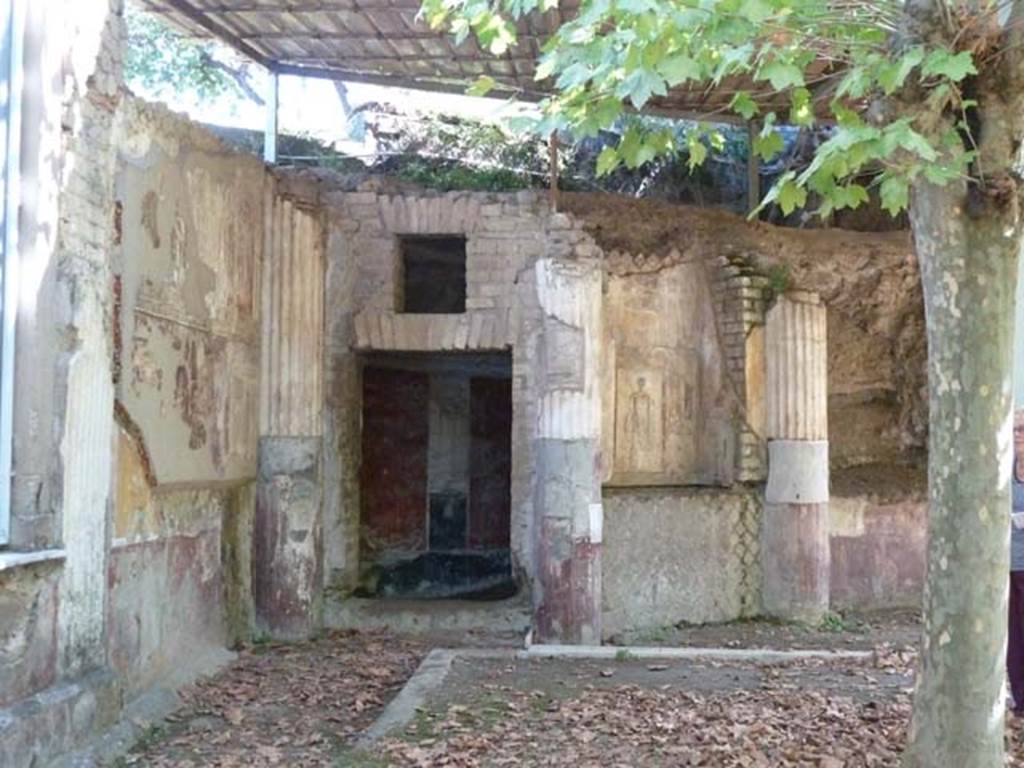 Villa San Marco, Stabiae, September 2015. Looking towards south end of the garden area 9, on the east side.