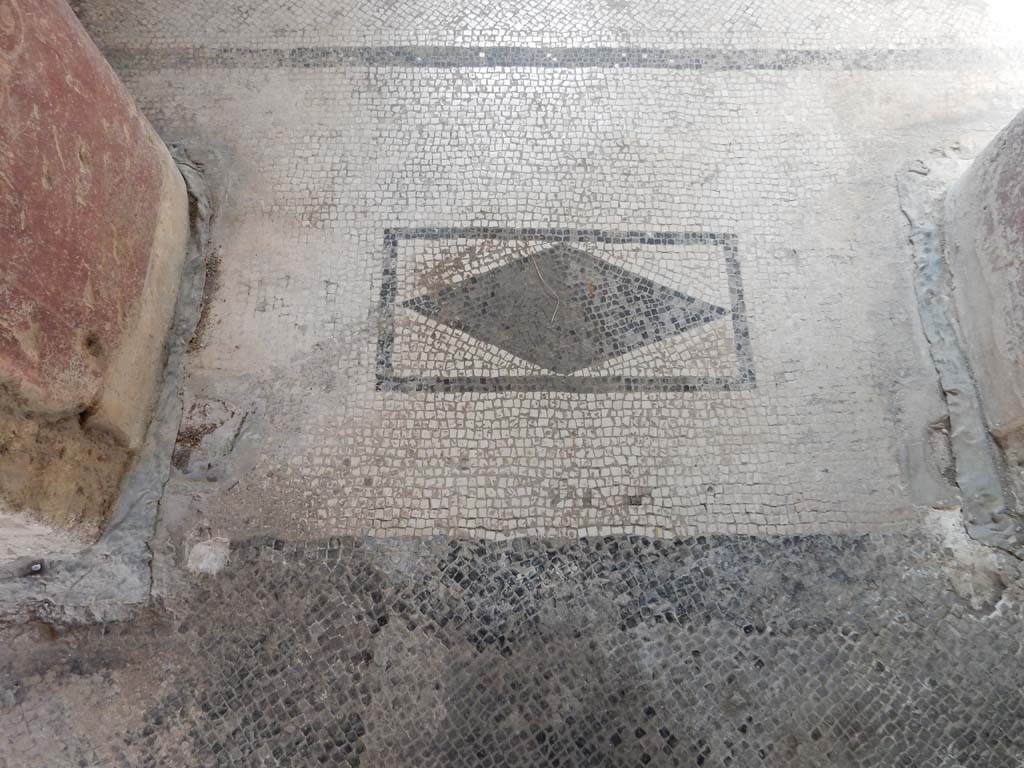 Villa San Marco, Stabiae, June 2019. Room 57, threshold to doorway. Photo courtesy of Buzz Ferebee