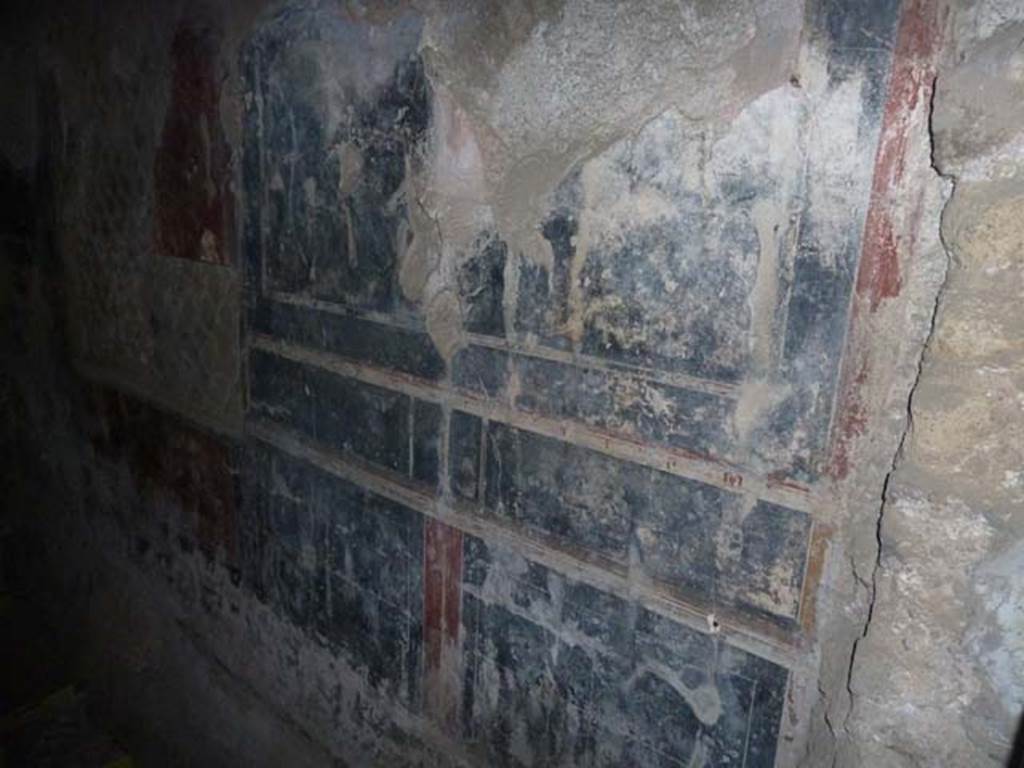 Villa San Marco, Stabiae, September 2015. Room 46, east wall.