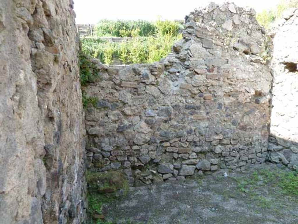 Villa of Mysteries, Pompeii. May 2010.  Room 56, looking north.