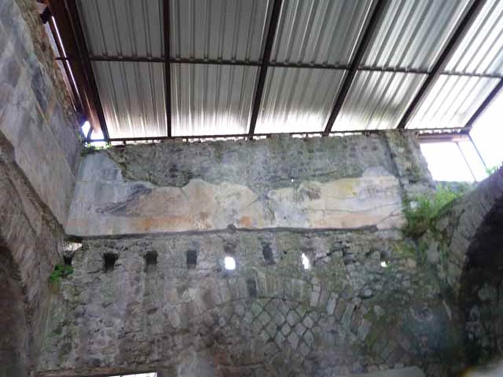 Villa of Mysteries, Pompeii. May 2010. Room 66, upper north wall of entrance.