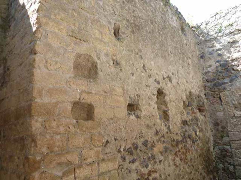 Villa of Mysteries, Pompeii. May 2010. West wall at end of corridor 27.