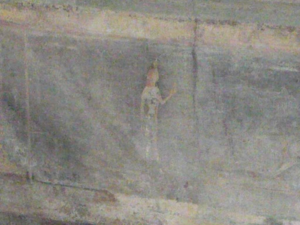 Villa of Mysteries, Pompeii. May 2012. Room 2, tablinum, detail from centre of north wall. Photo courtesy of Buzz Ferebee.
