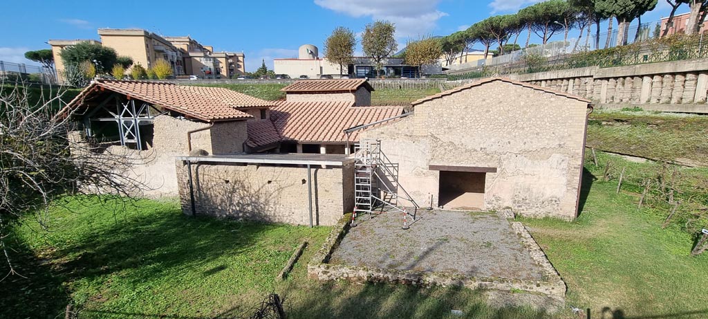 Villa Regina, Boscoreale. December 2023. Looking towards east side. Photo courtesy of Miriam Colomer.