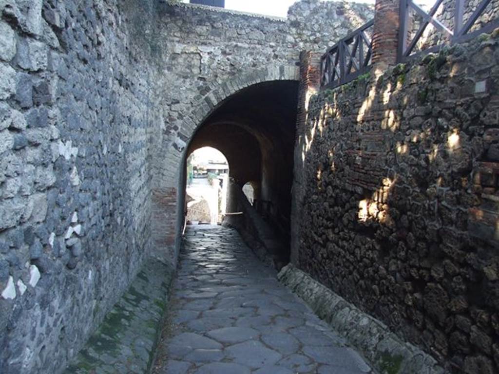 Via Marina. Road running west through Porta Marina. March 2009.  